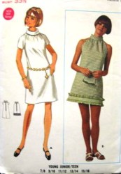 4803 SHORTER A-DRESS LENGTHS, SLVS OR NOT PATTERN 33 1/2''B